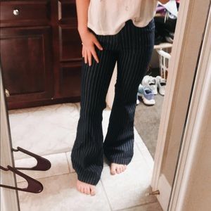Striped Flare Jeans
